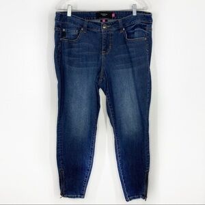torrid skinny ankle zip jeans size 16
